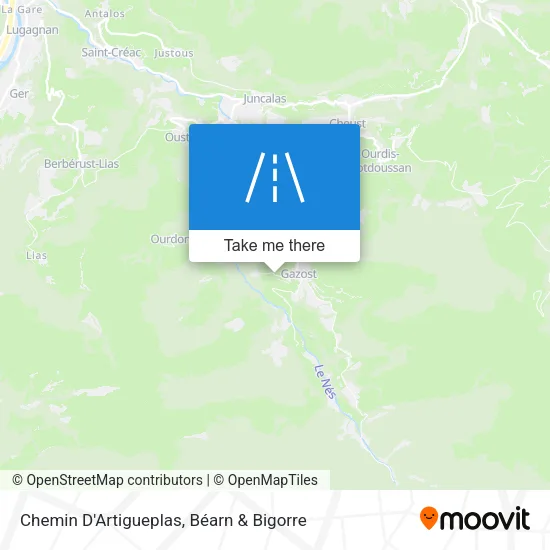 Chemin D'Artigueplas map
