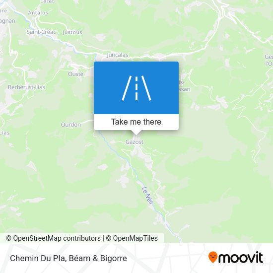 Chemin Du Pla map