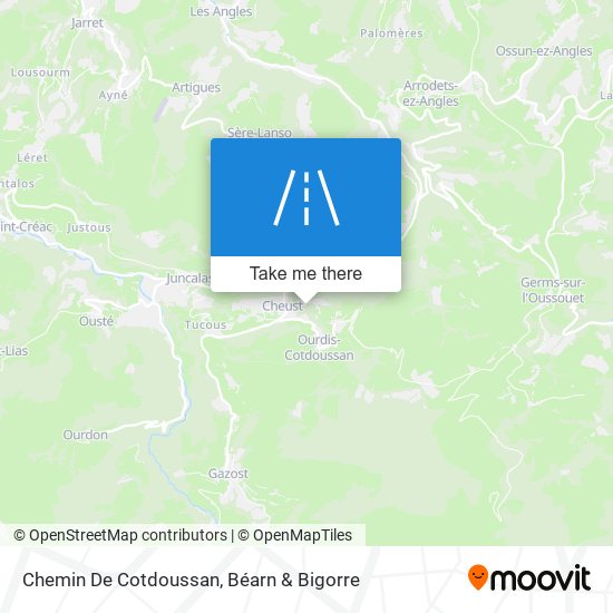 Mapa Chemin De Cotdoussan