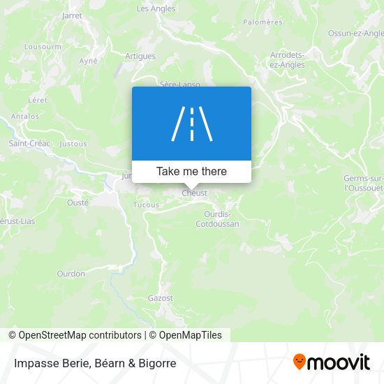 Impasse Berie map