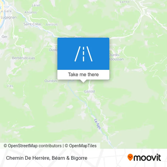 Chemin De Herrère map