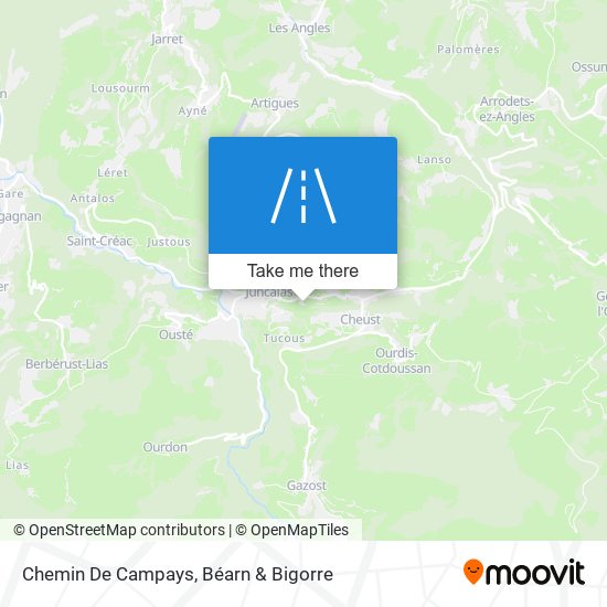 Chemin De Campays map