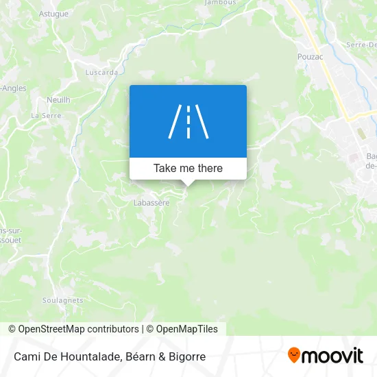 Cami De Hountalade map