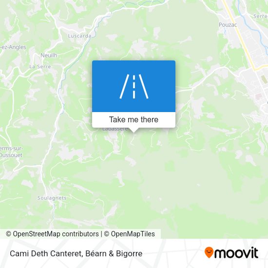 Cami Deth Canteret map