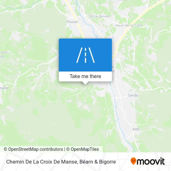 Chemin De La Croix De Manse map