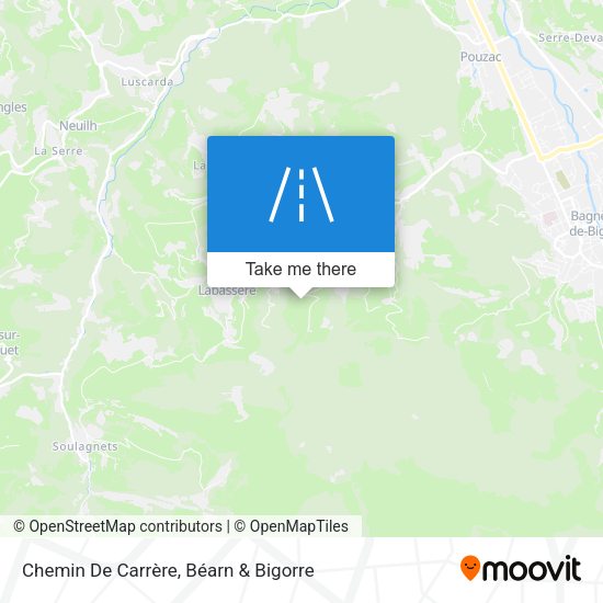 Chemin De Carrère map
