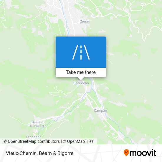 Vieux-Chemin map