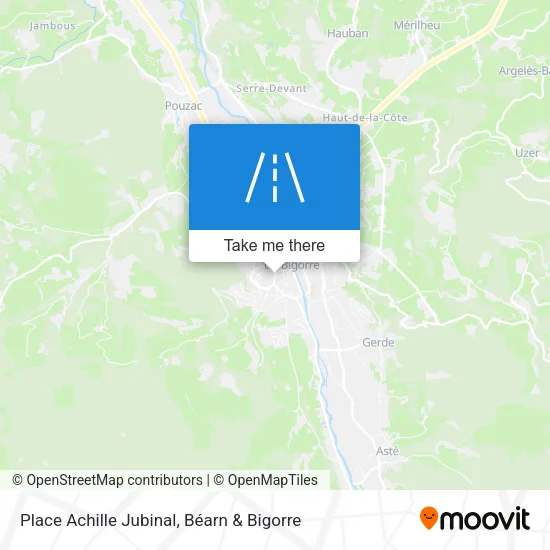 Place Achille Jubinal map
