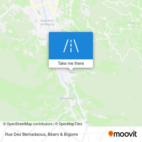 Rue Des Bernadaous map