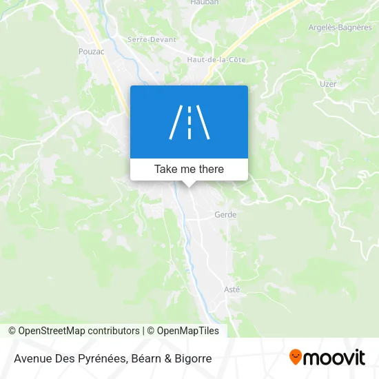 Avenue Des Pyrénées map