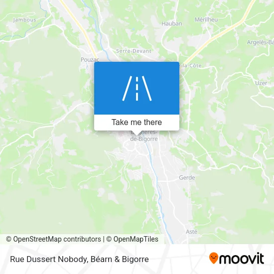 Rue Dussert Nobody map
