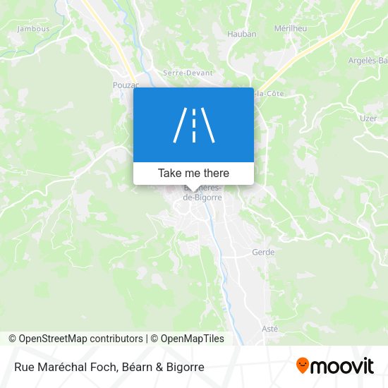 Rue Maréchal Foch map