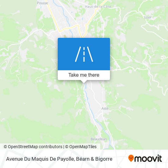 Mapa Avenue Du Maquis De Payolle