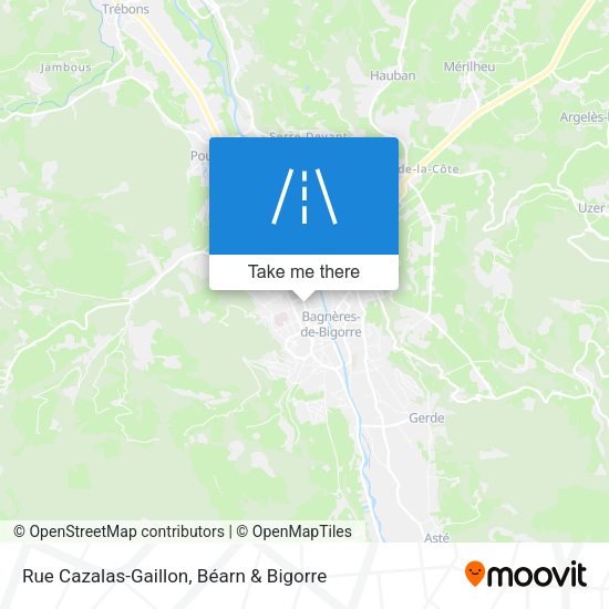 Rue Cazalas-Gaillon map