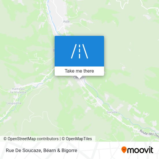 Rue De Soucaze map