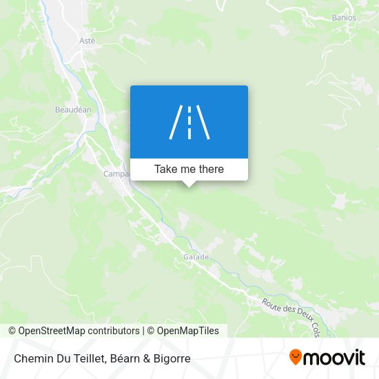 Chemin Du Teillet map