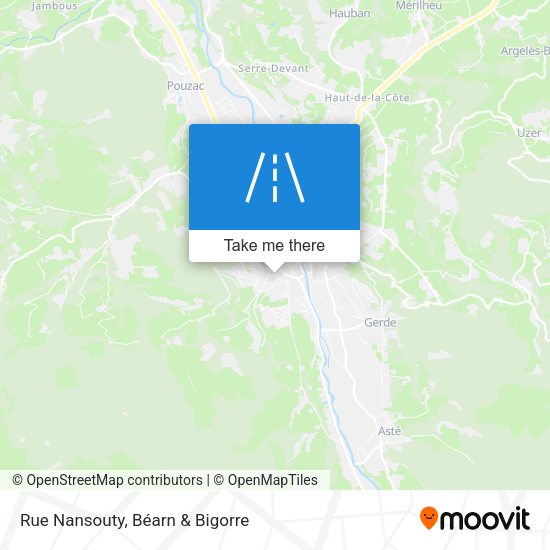 Rue Nansouty map