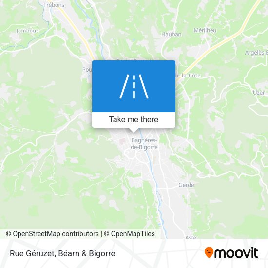 Rue Géruzet map