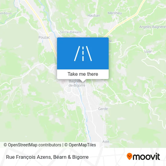Rue François Azens map