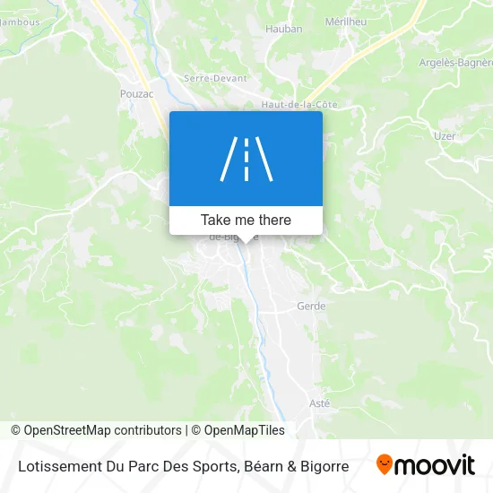 Lotissement Du Parc Des Sports map