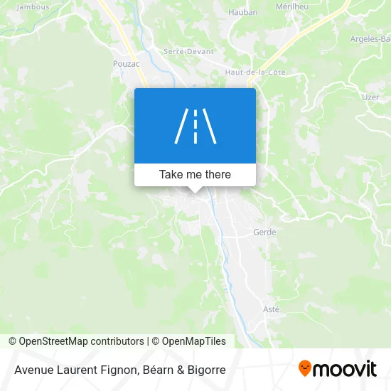 Avenue Laurent Fignon map