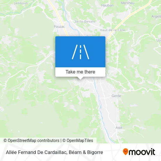 Allée Fernand De Cardaillac map