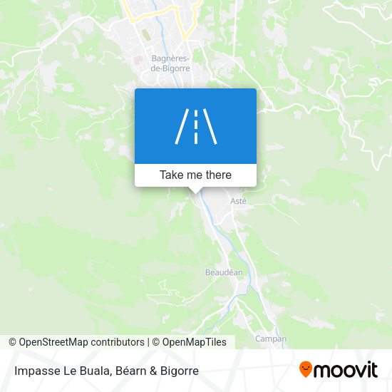 Impasse Le Buala map