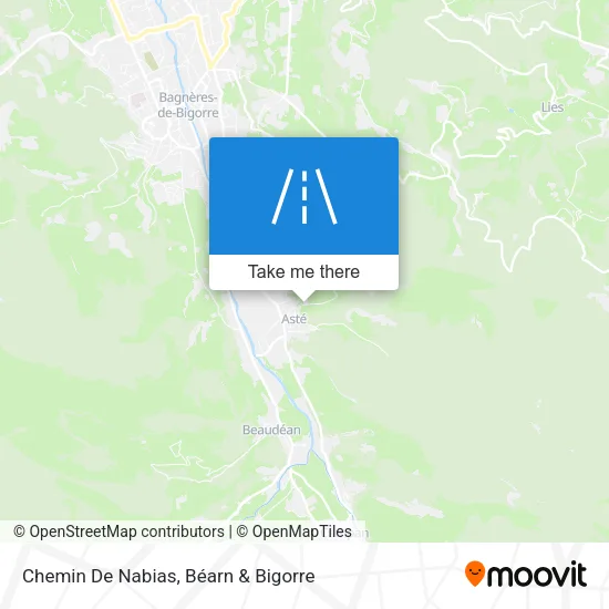 Chemin De Nabias map