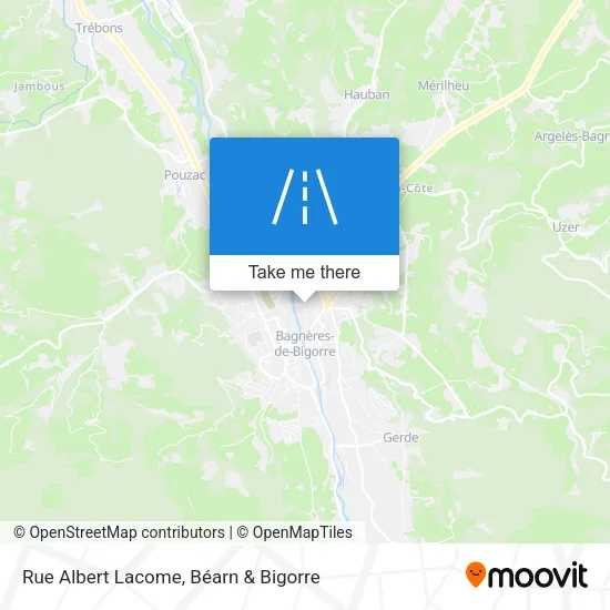 Rue Albert Lacome map