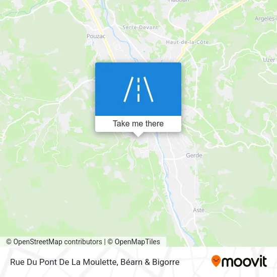 Rue Du Pont De La Moulette map