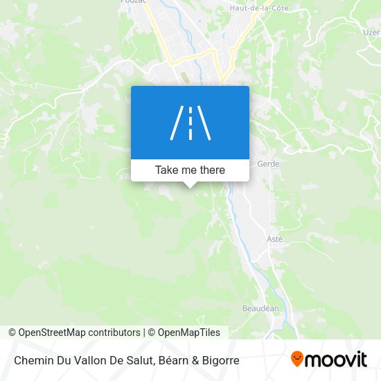 Chemin Du Vallon De Salut map