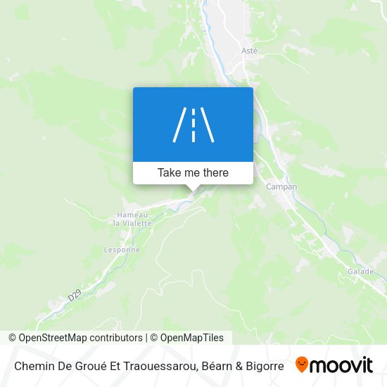 Chemin De Groué Et Traouessarou map