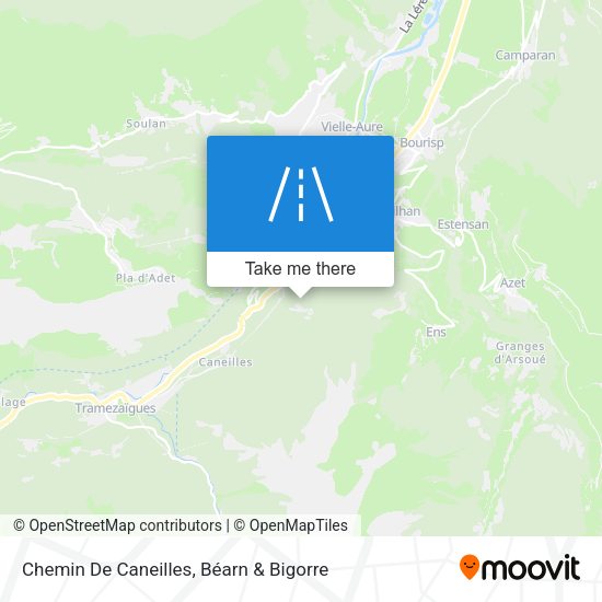 Chemin De Caneilles map