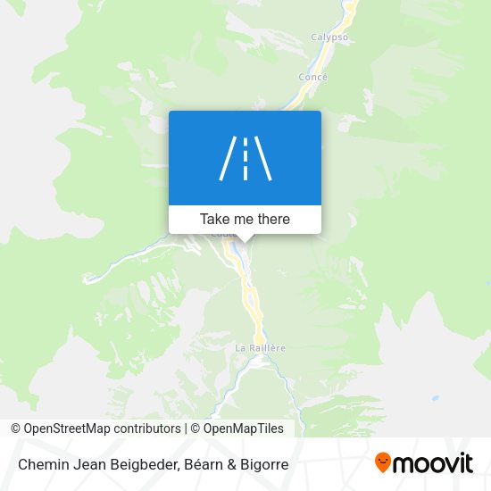 Chemin Jean Beigbeder map