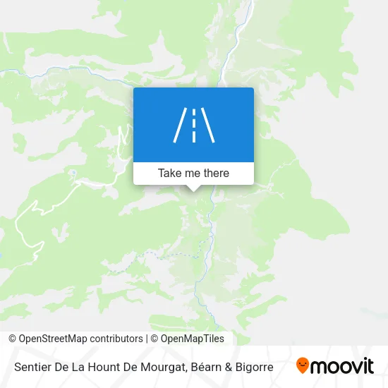 Sentier De La Hount De Mourgat map