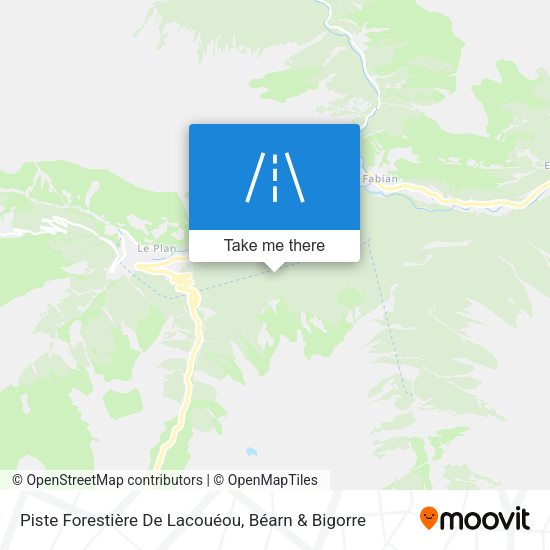 Piste Forestière De Lacouéou map