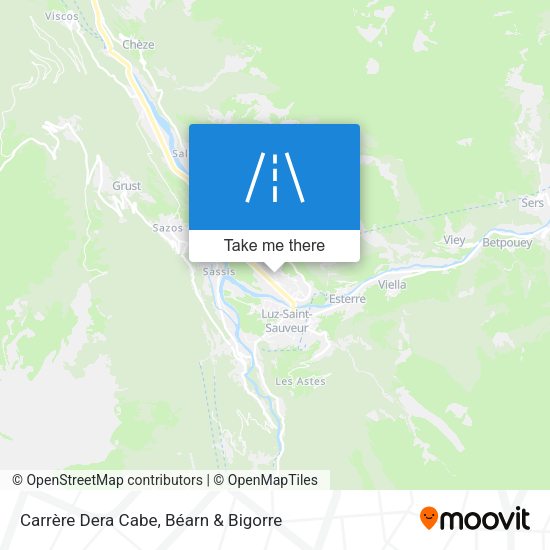 Carrère Dera Cabe map