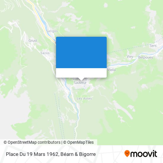 Mapa Place Du 19 Mars 1962