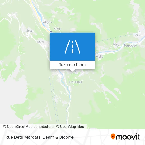 Rue Dets Marcats map