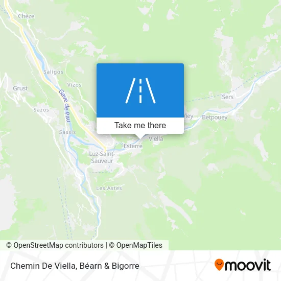 Chemin De Viella map