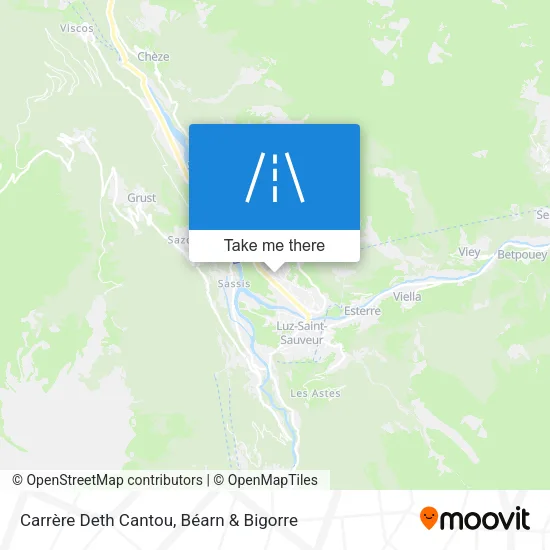 Carrère Deth Cantou map
