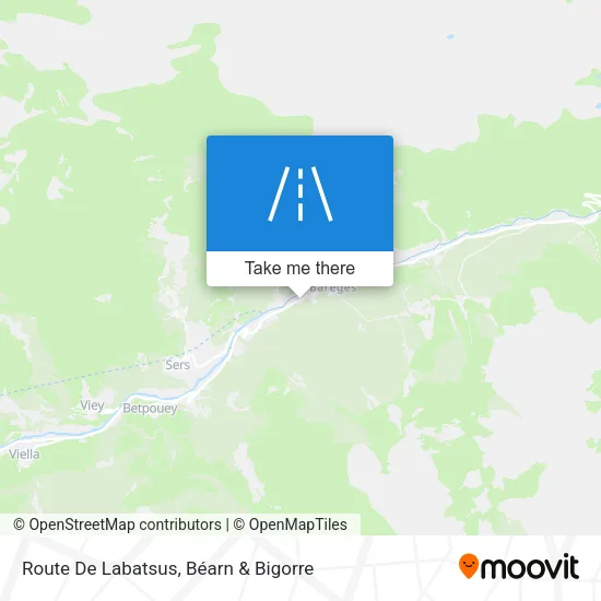 Route De Labatsus map