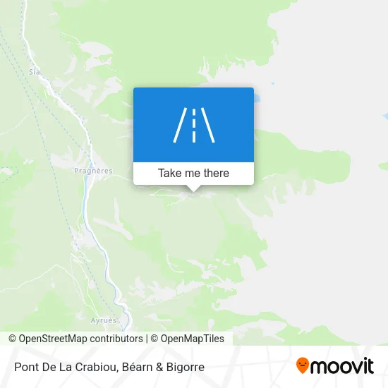 Pont De La Crabiou map