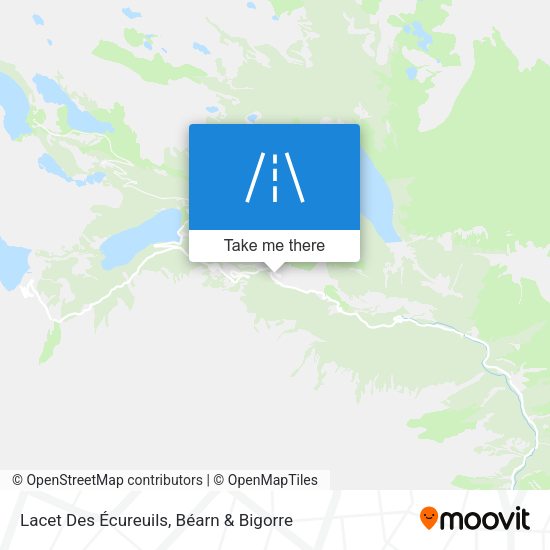 Lacet Des Écureuils map