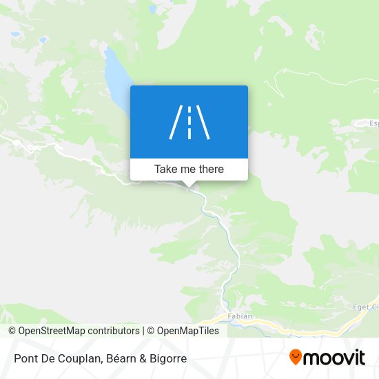 Pont De Couplan map