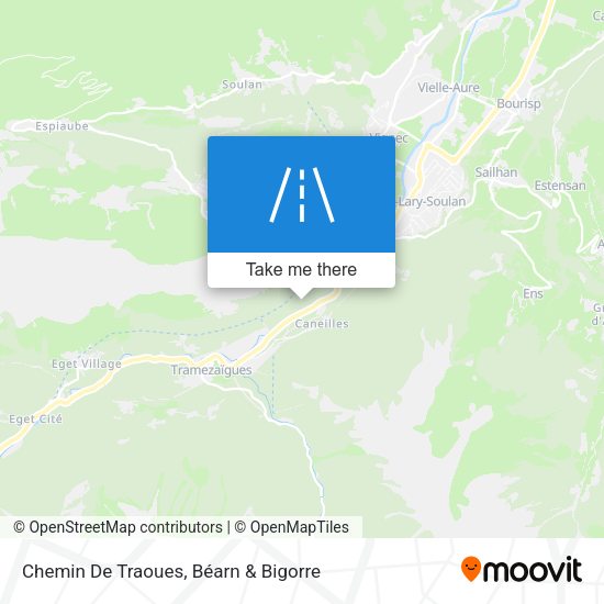 Chemin De Traoues map