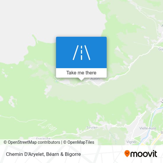 Chemin D'Aryelet map