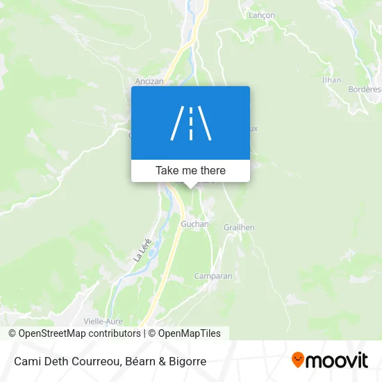 Cami Deth Courreou map