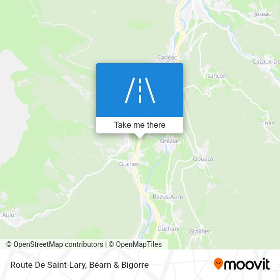 Route De Saint-Lary map