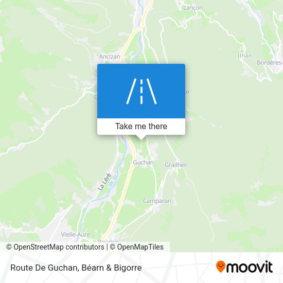 Route De Guchan map